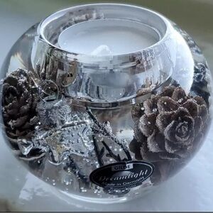 Dreamlight Candle Holder 3" × 3" Holiday Christmas Decoration TraumLicht NWT